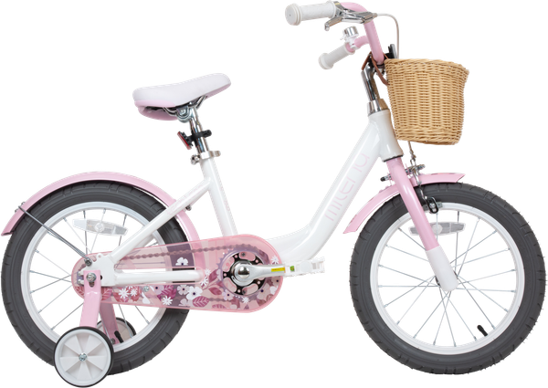 Изображение товара Детский велосипед Tech Team Milena 16 / NN014611 (белый/розовый)