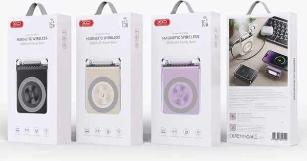 Изображение товара Портативное зарядное устройство XO QC22.5W/PD20W 10000 мАч PR226 (фиолетовый)