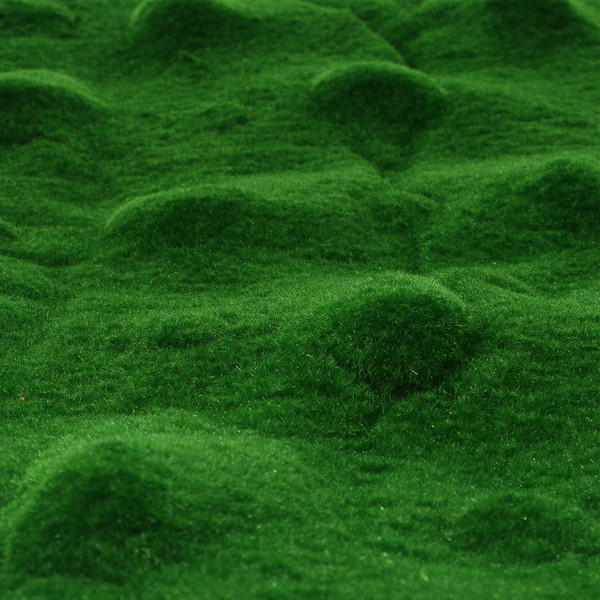 Изображение товара Искусственное растение GREENGO Мох рельефный. Редкие бугры 1x1м (зеленый)