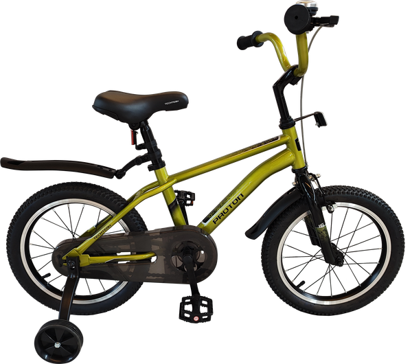 Изображение товара Детский велосипед Tech Team Proton 20 / NN013985 (зеленый, разобранный, в коробке)