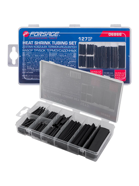 Изображение товара Набор трубок термоусаживаемых Forsage F-06866 (65442), (127шт)