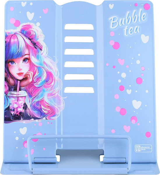 Изображение товара Подставка для книг Феникс+ Девочка с бабл-ти / 69345