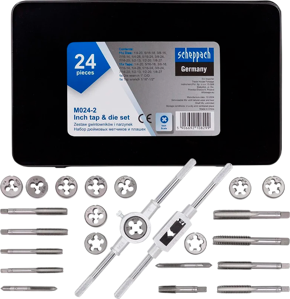 Изображение товара Резьбонарезной набор Scheppach Sch-M024-2 (64901)