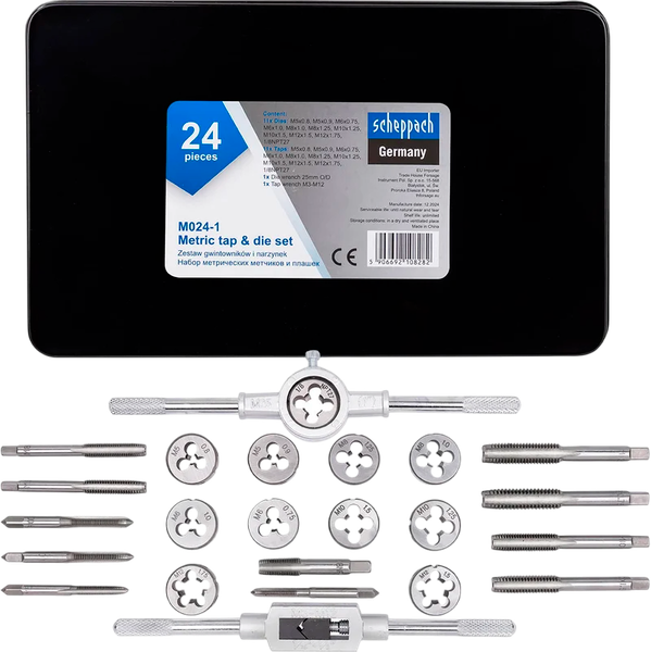 Изображение товара Резьбонарезной набор Scheppach Sch-M024-1 (64906)