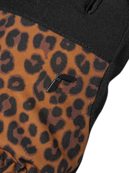 Изображение товара Перчатки лыжные Reusch Keira R-Tex Xt / 6431214_7054 (р.8.5, Black/Brown Leopard)