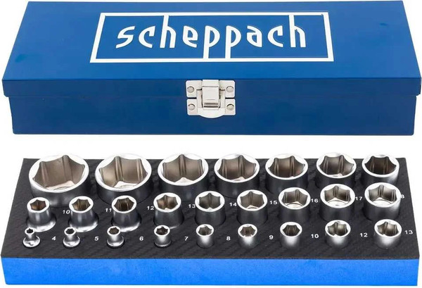 Изображение товара Набор головок слесарных Scheppach Sch-50121G (60020)