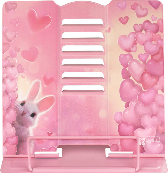 Изображение товара Подставка для книг Феникс+ Зайка в сердечках / 69350