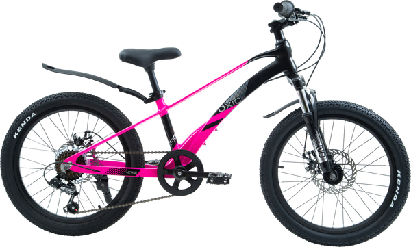 Изображение товара Детский велосипед Tech Team Oxic 22 / NN014202 (розовый, разобранный, в коробке)