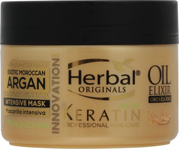 Изображение товара Маска для волос Herbal Originals Phyto Keratin Интенсивная для питания и блеска волос (300мл)