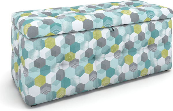 Изображение товара Банкетка Rivalli Деко Мини (Honey combs green ЦД)