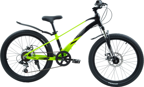 Изображение товара Детский велосипед Tech Team Oxic 22 / NN014200 (зеленый, разобранный, в коробке)
