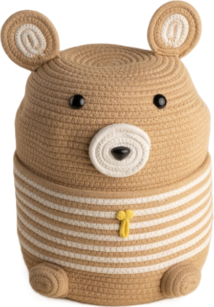 Изображение товара Корзина Sima-Land Home Медведь / 10158711 (коричневый)