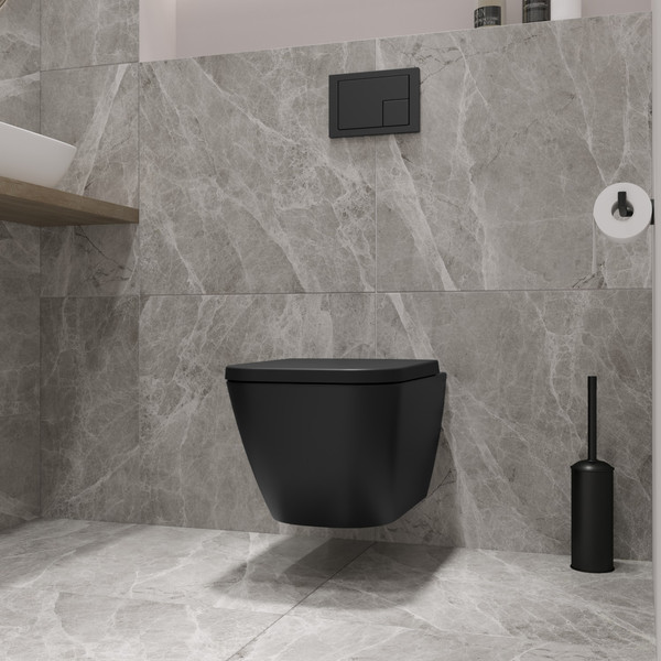 Изображение товара Унитаз подвесной Lauter Nuremberg 21811B (черный)