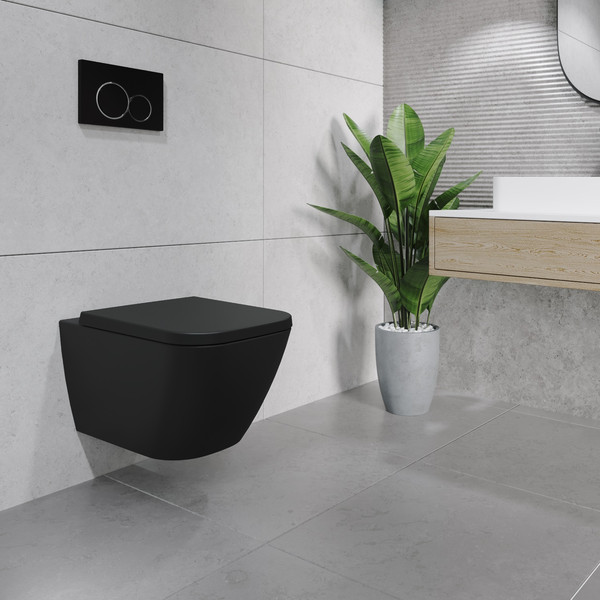 Изображение товара Унитаз подвесной Lauter Nuremberg 21811B (черный)