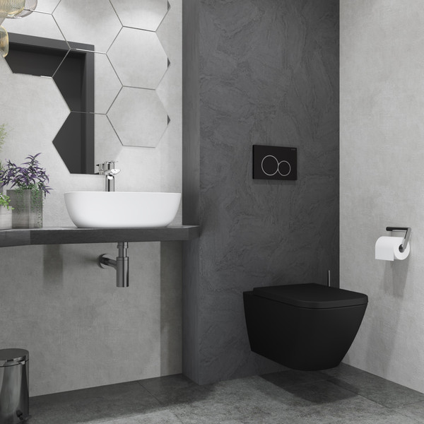 Изображение товара Унитаз подвесной Lauter Nuremberg 21811B (черный)