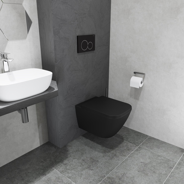 Изображение товара Унитаз подвесной Lauter Nuremberg 21811B (черный)