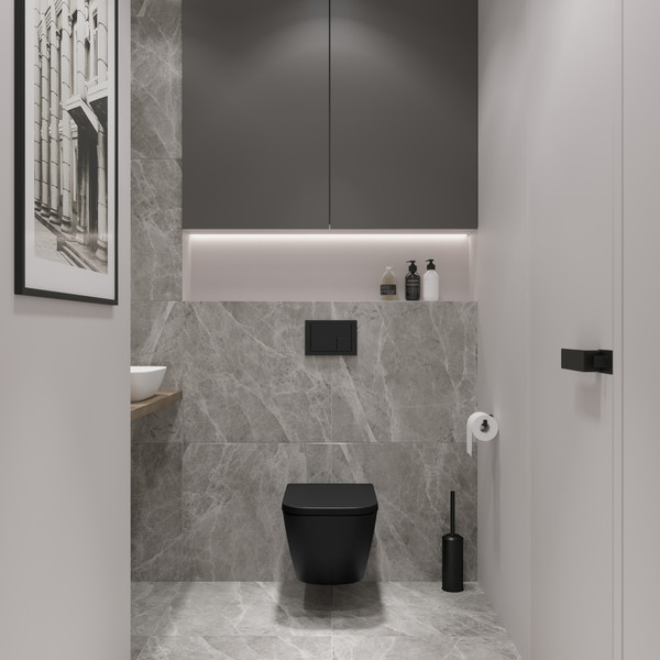 Изображение товара Унитаз подвесной Lauter Nuremberg 21811B (черный)