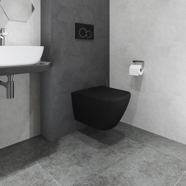 Изображение товара Унитаз подвесной Lauter Nuremberg 21811B (черный)