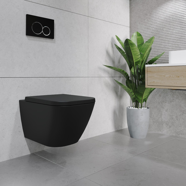 Изображение товара Унитаз подвесной Lauter Nuremberg 21811B (черный)