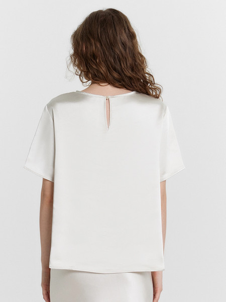 Изображение товара Блузка Mark Formelle 112983 (р.170-92-98, сублимация цветок на молочном)