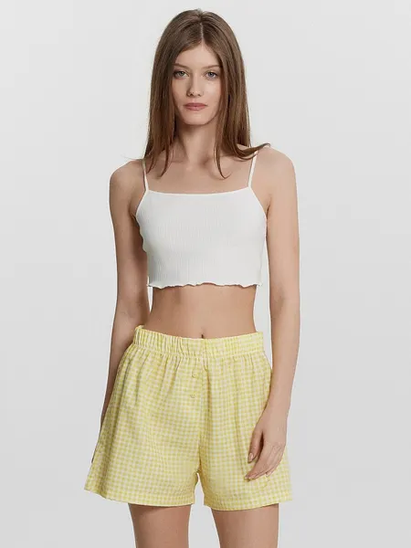 Изображение товара Шорты пижамные Mark Formelle 132367 (р.170-94, желтая клетка виши)