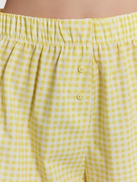 Изображение товара Шорты пижамные Mark Formelle 132367 (р.170-102, желтая клетка виши)