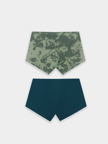 Изображение товара Комплект мужских трусов Mark Formelle 411122-2 (р.98-108, морская волна/разводы на тени)