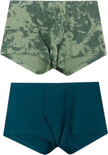 Изображение товара Комплект мужских трусов Mark Formelle 411122-2 (р.98-108, морская волна/разводы на тени)