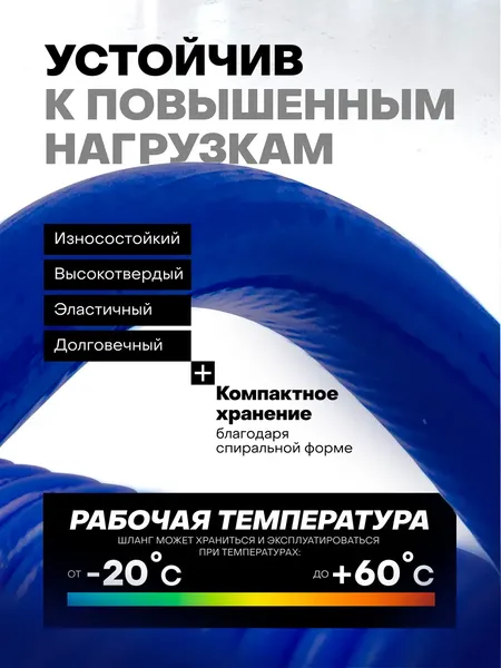 Изображение товара Шланг для компрессора Yataforce YF-1208-15M (61 483)