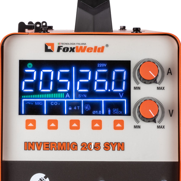 Изображение товара Полуавтомат сварочный FoxWeld Invermig 205 SYN / 9394