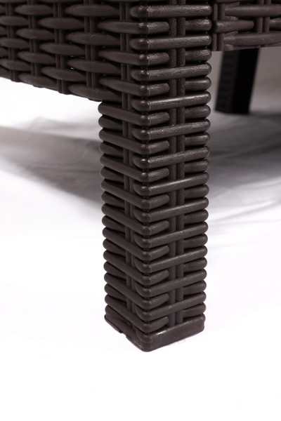 Изображение товара Диван садовый ВПМ Ротанг 2-х местный / 6199037 (темно-коричневый)