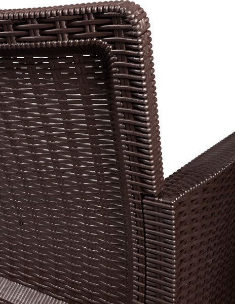 Изображение товара Диван садовый ВПМ Ротанг 2-х местный / 6199037 (темно-коричневый)