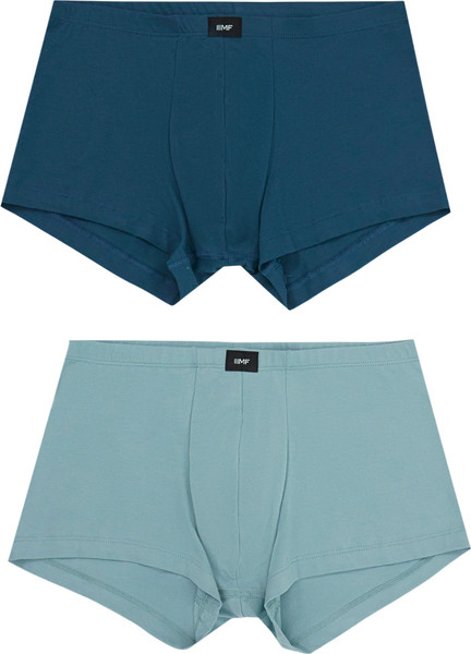 Изображение товара Комплект мужских трусов Mark Formelle 411122-2 (р.98-108, сланец/морская волна)