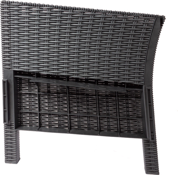 Изображение товара Кресло садовое ВПМ Ротанг / 6199088 (темно-серый)