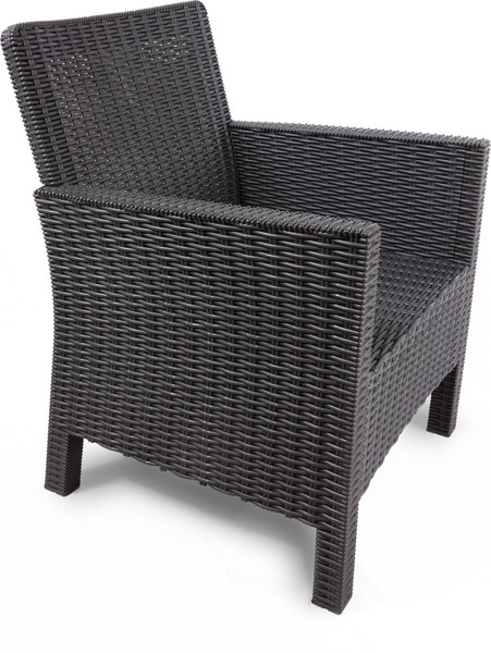 Изображение товара Кресло садовое ВПМ Ротанг / 6199088 (темно-серый)
