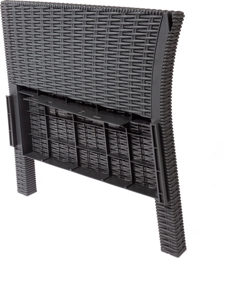 Изображение товара Кресло садовое ВПМ Ротанг / 6199088 (темно-серый)