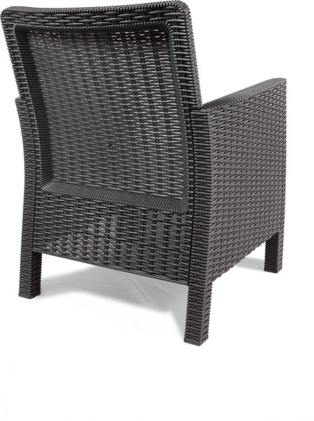 Изображение товара Кресло садовое ВПМ Ротанг / 6199088 (темно-серый)