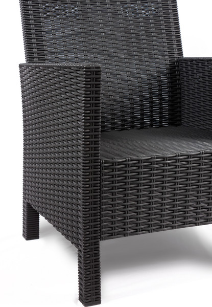 Изображение товара Кресло садовое ВПМ Ротанг / 6199088 (темно-серый)