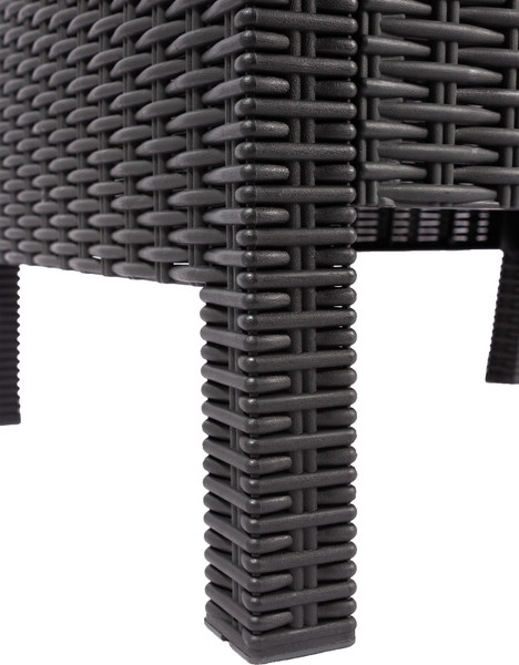 Изображение товара Кресло садовое ВПМ Ротанг / 6199088 (темно-серый)