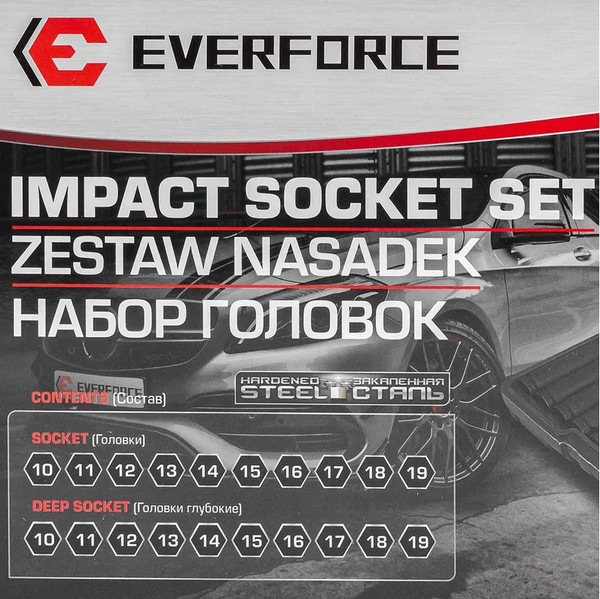 Изображение товара Набор головок слесарных Everforce EF-4201-5K (61685)