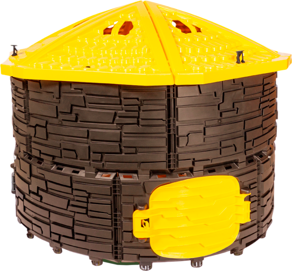 Изображение товара Компостер ВПМ Усиленный / 6199376 (780л, темно-коричневый/желтый)