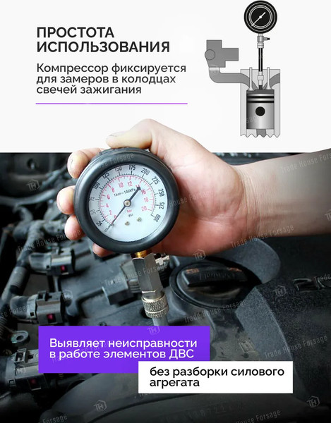 Изображение товара Тестер компрессии двигателя Megatools MT-908G1 (61092)