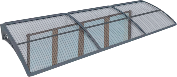 Изображение товара Козырек ВПМ Тройной / 6189382 (серый)