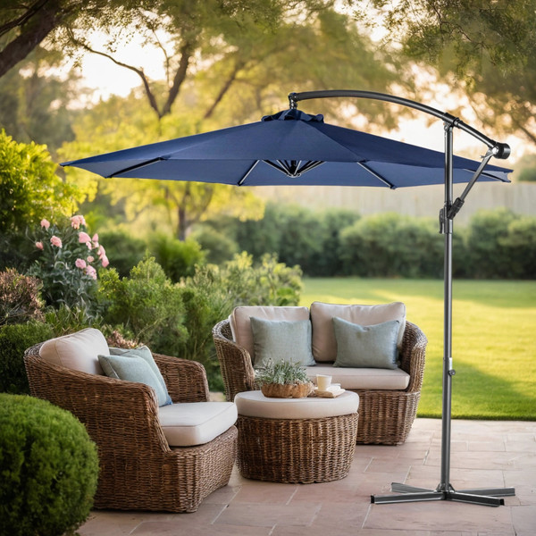 Изображение товара Зонт садовый Sundays TJD002 (синий, с основанием)