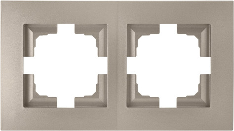 Изображение товара Рамка для выключателей и розеток Bylectrica ЮЛИГ.735212.552 (шампань)