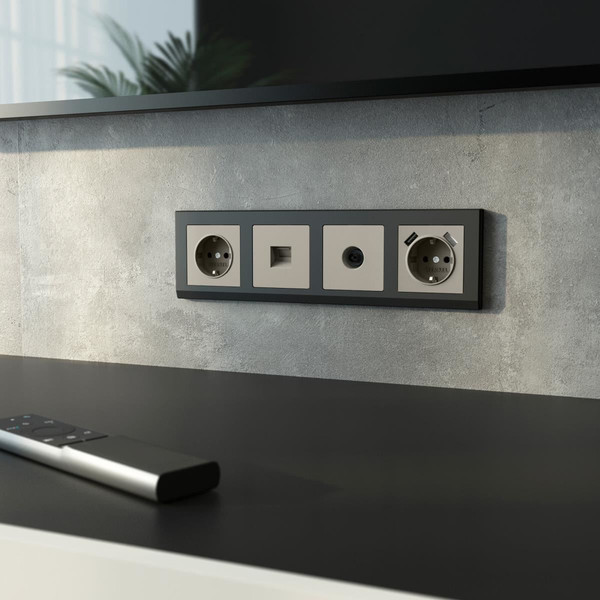 Изображение товара Розетка Werkel W1281004 (дымчатый)