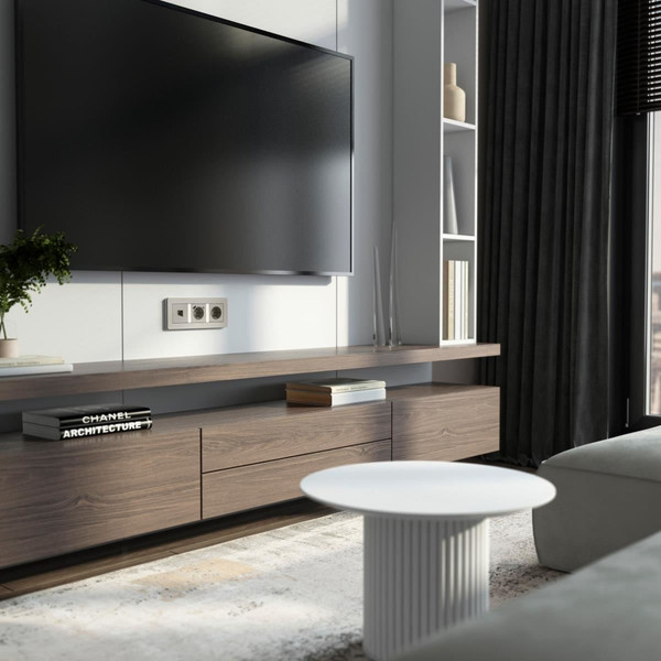 Изображение товара Розетка Werkel W1281004 (дымчатый)