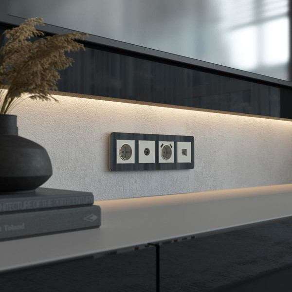 Изображение товара Розетка Werkel W1281004 (дымчатый)