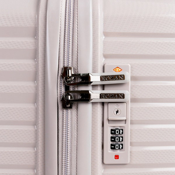 Изображение товара Чемодан на колесах Rozan 3934 (M, светло-серый)