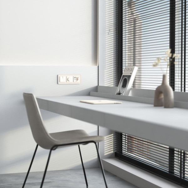 Изображение товара Розетка Werkel W1171762 (айвори матовый)